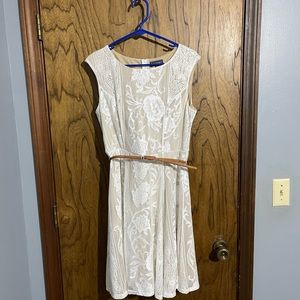 Luxology lace overlay dress. Sz 10.